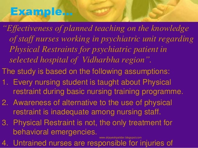 Thesis topic narrowed down